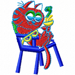 Cats Embroidery Design 5 Cats Embroidery Design 5